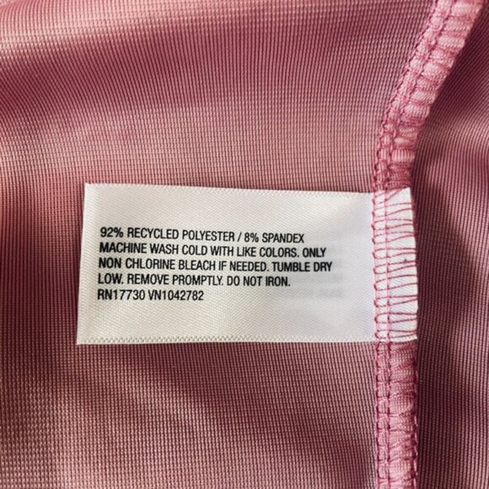 A New Day Pink Velvet Sleeveless Dress Medium NWOT Mock Neck Cocktail Party - Picture 4 of 9